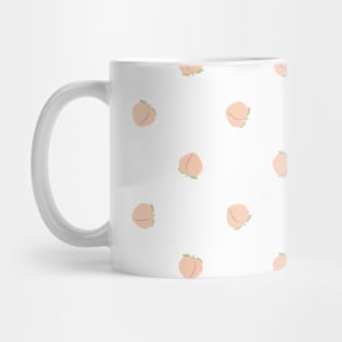 Peach Emoji Cross-Stitch Pattern Mug